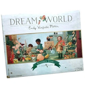 NEW YORK PUZZLE COMPANY DREAM WORLD GARDEN TIME PUZZLE by Emily Winfield Martin